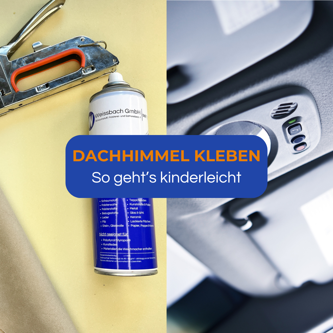 Dachhimmel kleben: So gelingt die Reparatur im Auto kinderleicht!