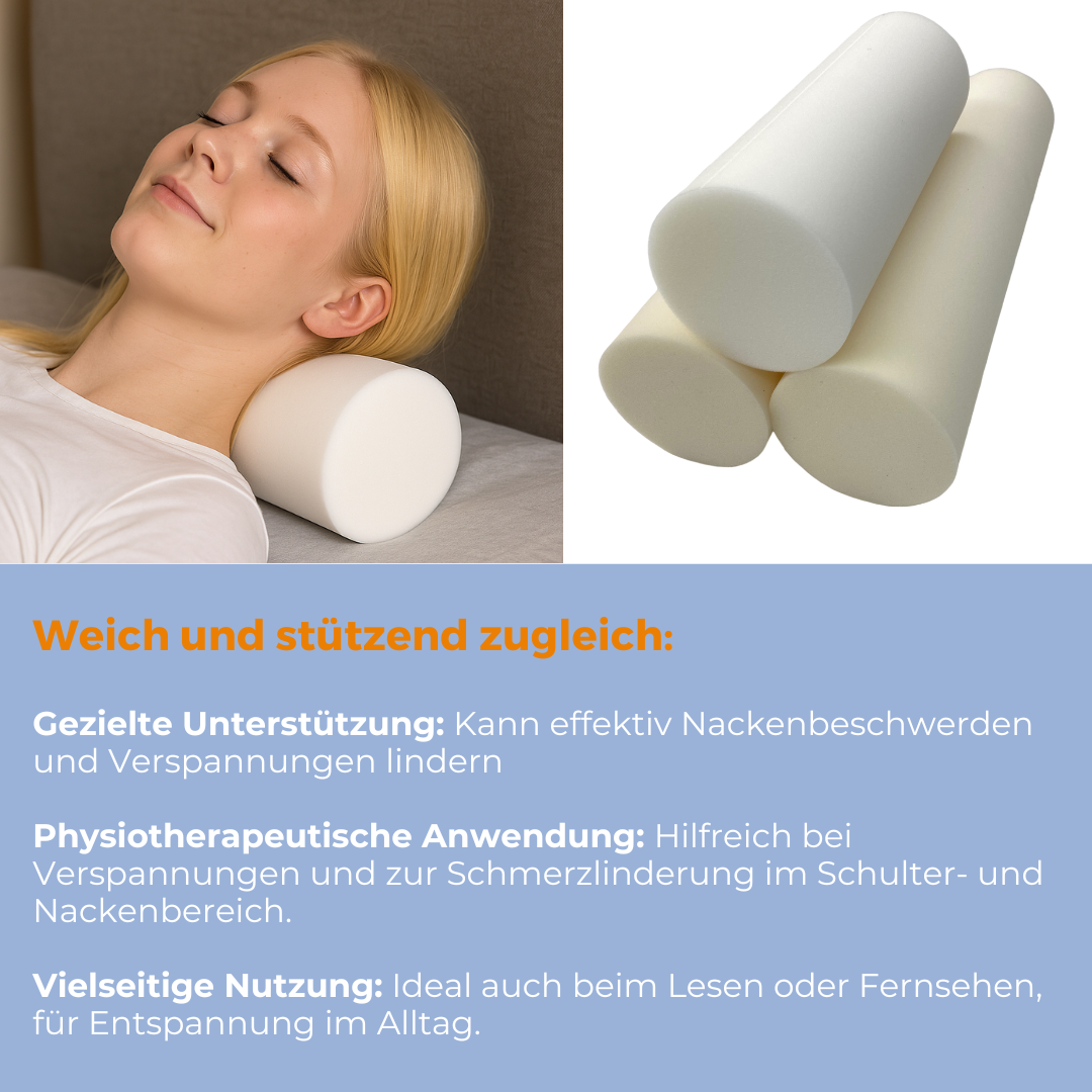 Nackenrolle 15 cm ∅ aus PUR-Schaumstoff