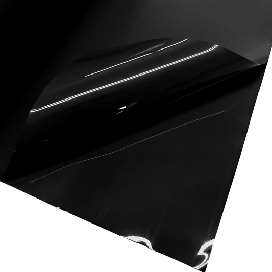 Lackfolie schwarz PVC Folie Meterware kaufen