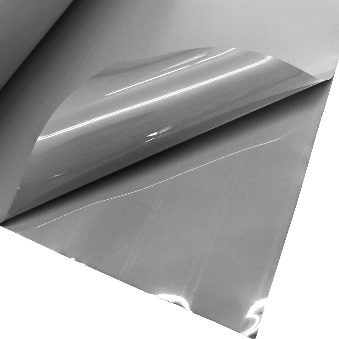 Lackfolie silber PVC Folie Meterware kaufen