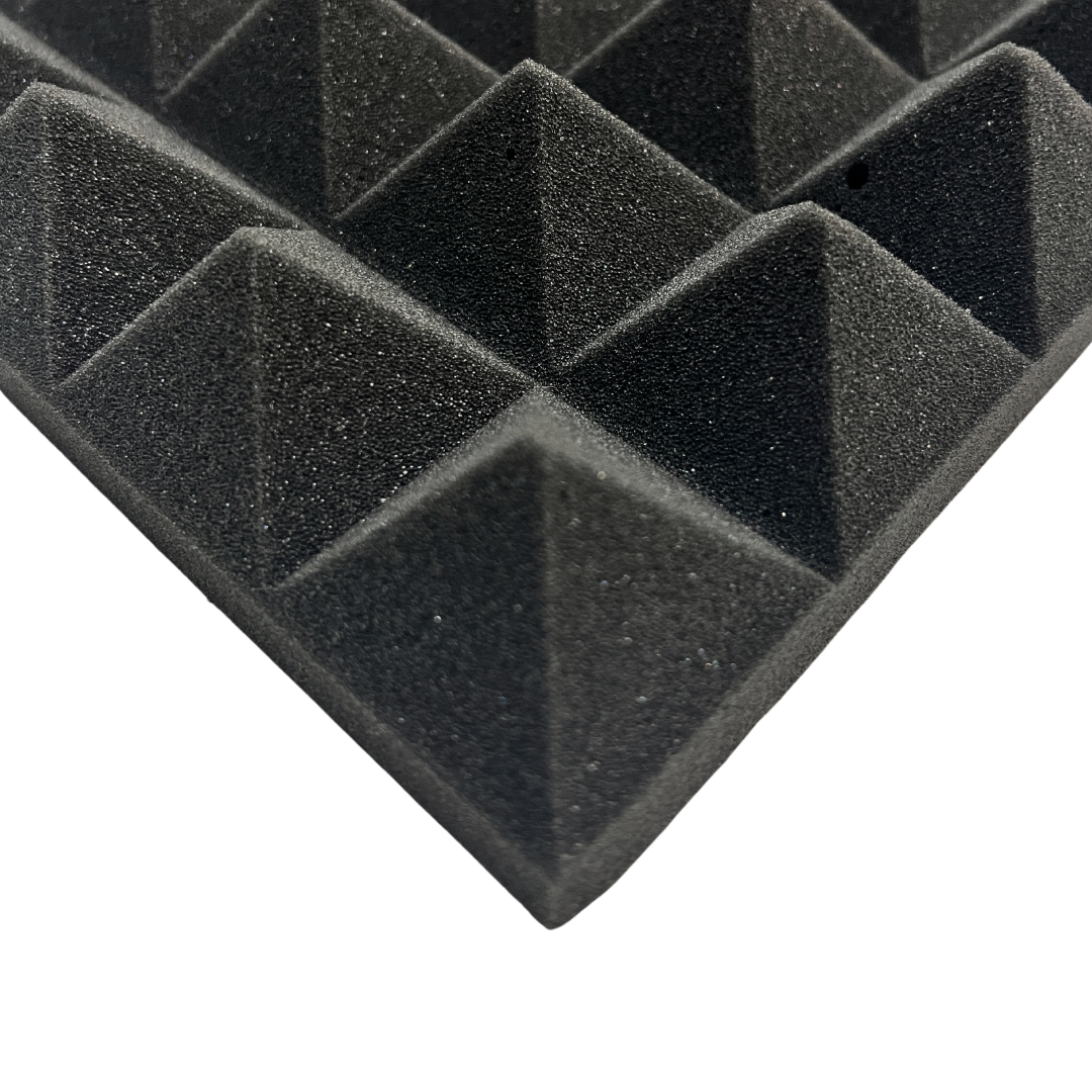 Pyramidenschaumstoff Platte schwer entflammbar 5 cm