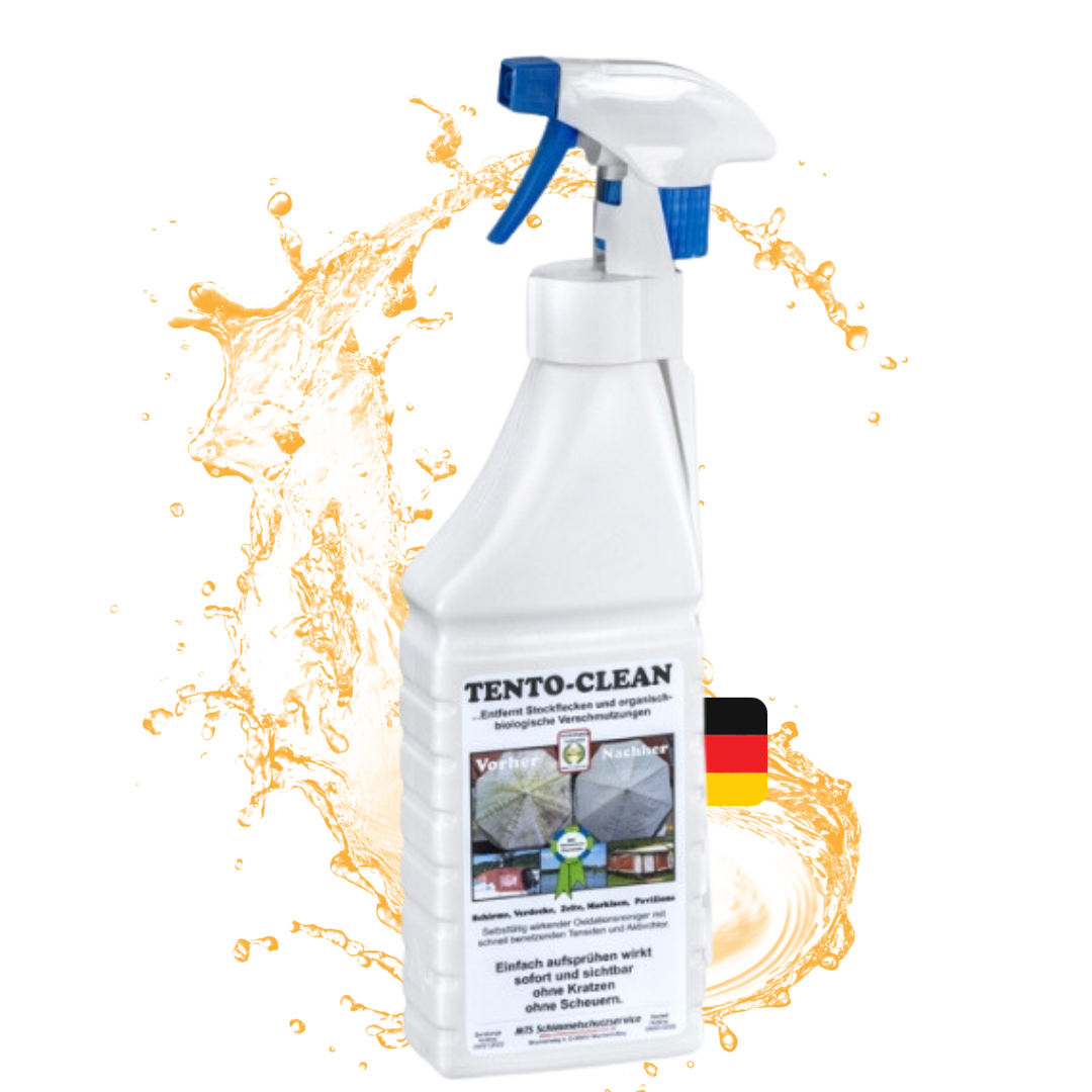 mittel gegen stockflecken im zelt Tento-Clean | Effektiver Schimmelentferner für Outdoor & Bootsverdecke – Weissbach GmbH
