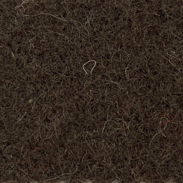 Wollfries für Friesvorhang dunkelbraun Meterware