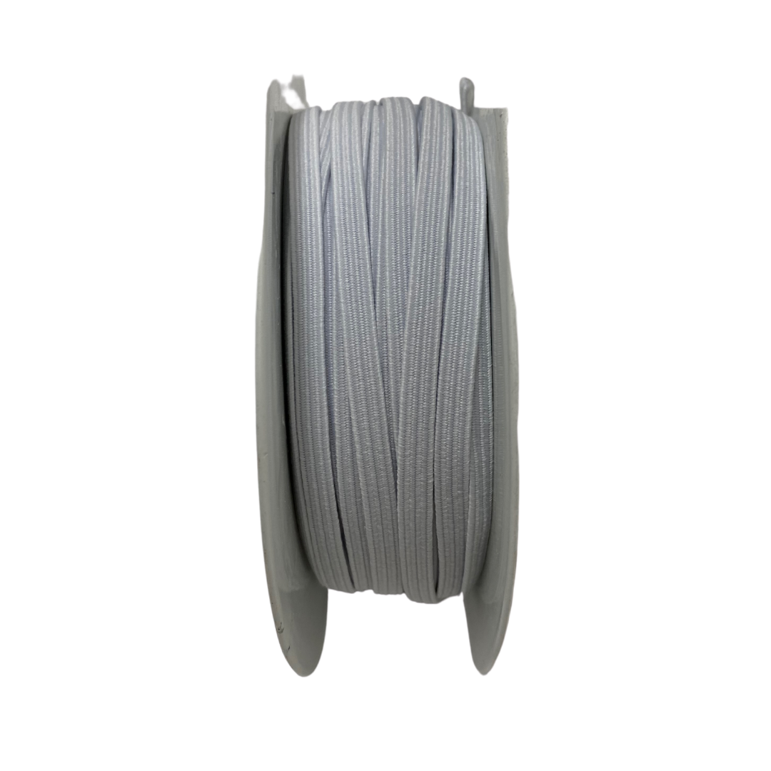 Gummiband 10 mm weiß (200 m)