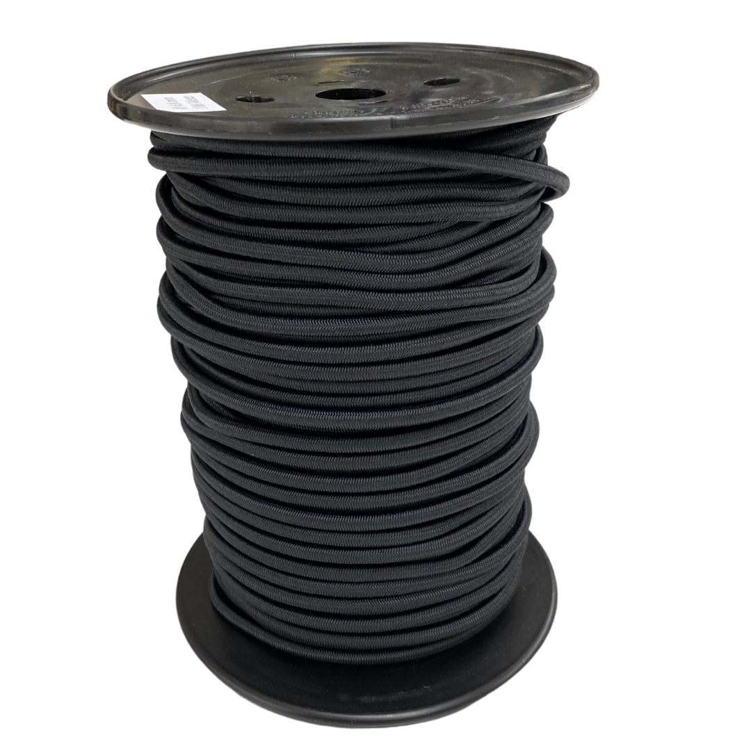 Gummikordel 6 mm schwarz
