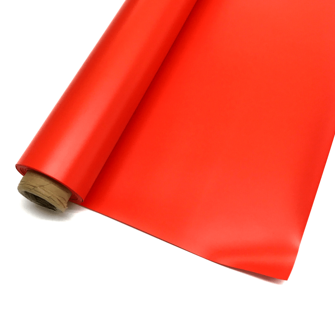 Lackfolie orange PVC Folie Meterware kaufen
