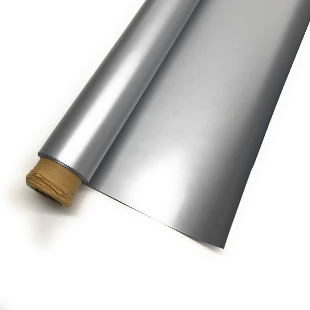 Lackfolie silber PVC Folie Meterware kaufen