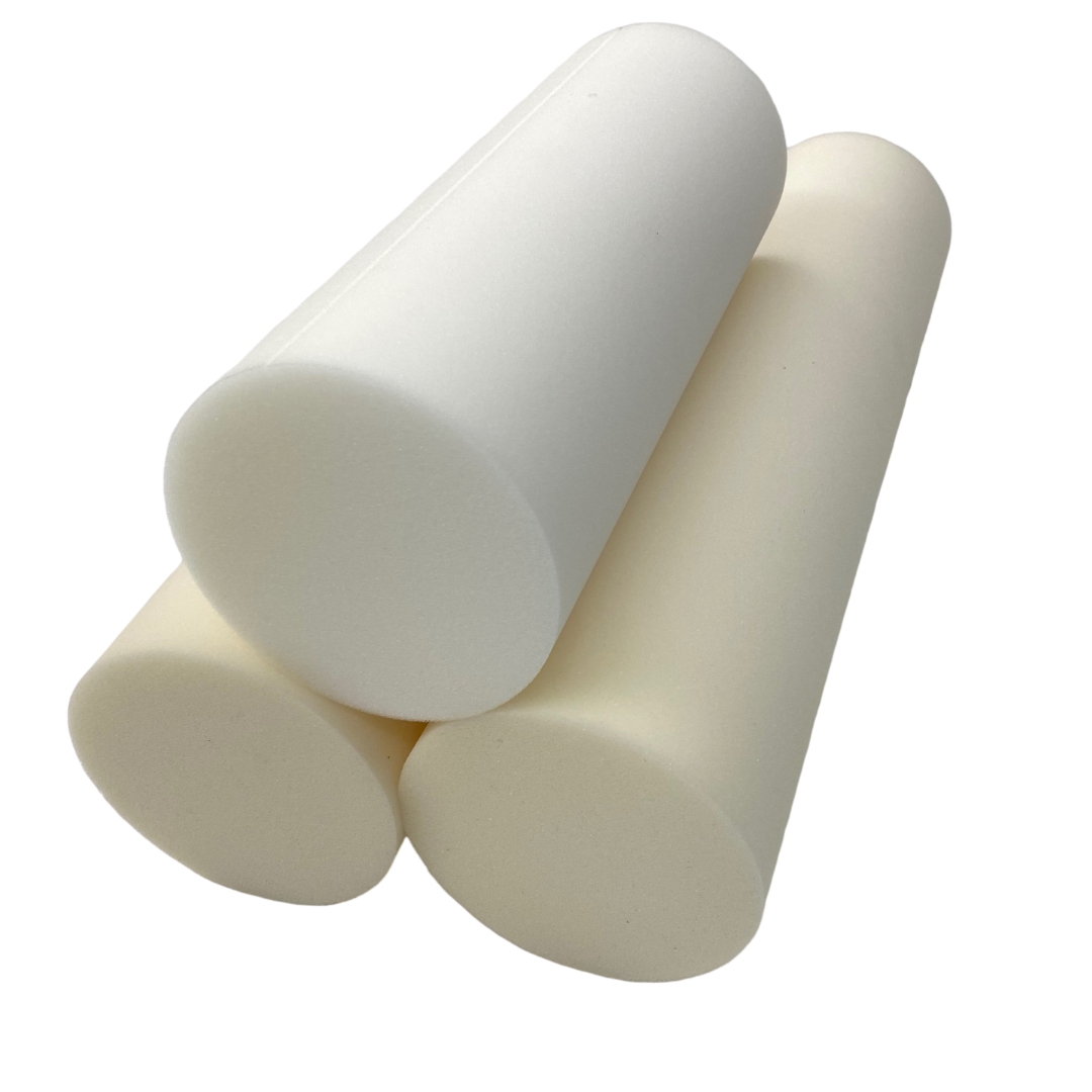 Nackenrolle Schaumstoff 15 cm ⌀ nach Maß| Schaumstoff Rolle kaufen – Weissbach GmbH
