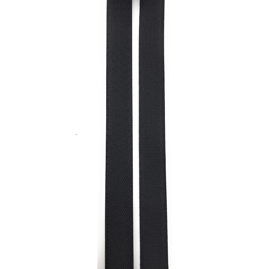 Klettband 20 mm schwarz Aufnähen Meterware