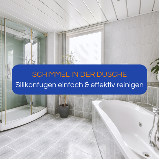 Schimmel in der Dusche Silikonfugen entfernen