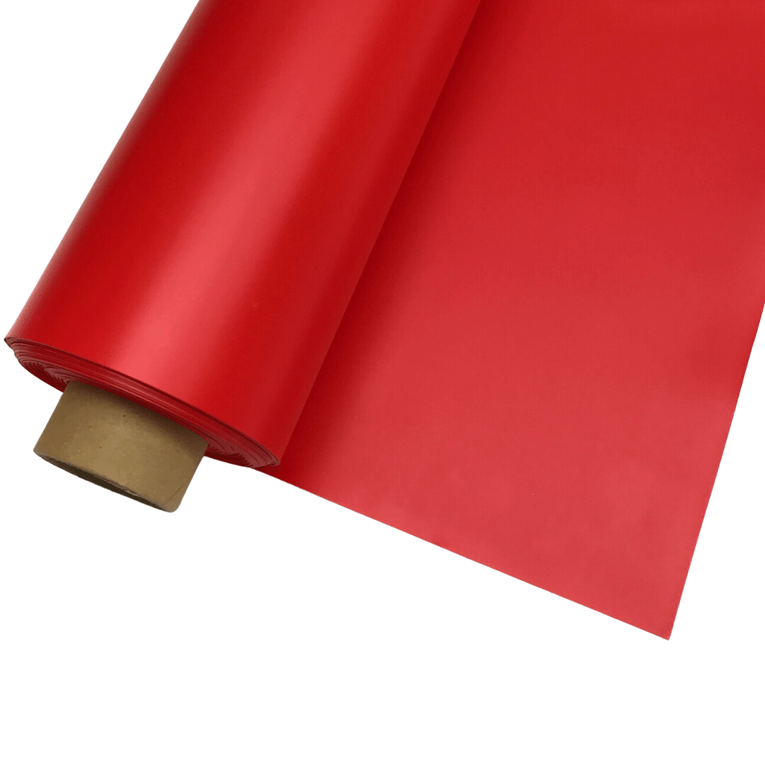 Lackfolie Rot, 130 cm breit, Meterware ab 3,98€