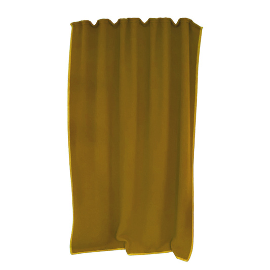 Thermovorhang gold Gardinenband 215 x 225 cm