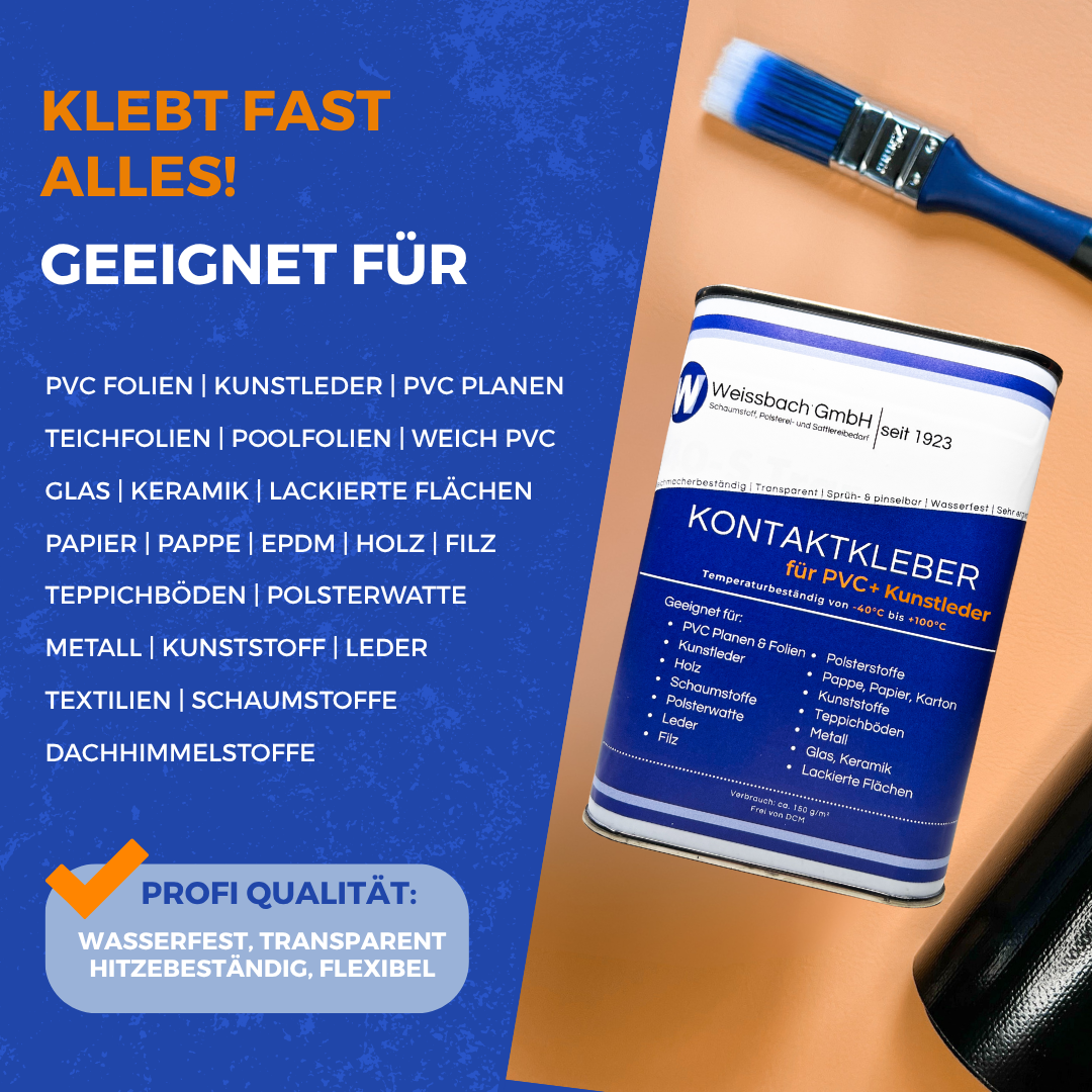 Kontaktkleber für PVC 1000 ml