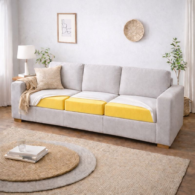 IKEA KIVIK 3er Sofa mit drei gleich breiten Sitzpolstern aus Schaumstoff – Polsterlösung bei durchgesessenen KIVIK Polstern