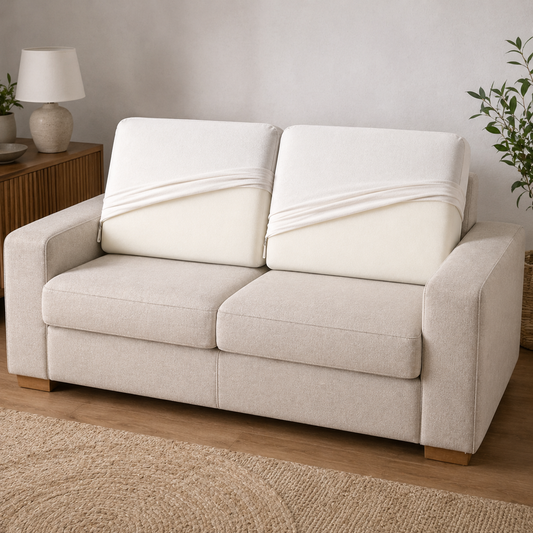Lehnenpolster für IKEA KIVIK 2er Sofa (76 x 55 x 21 cm) aus Schaumstoff mit Trikot