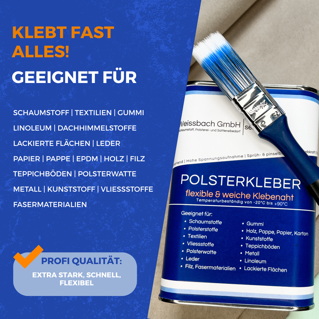 Polsterkleber extra stark| Schaumstoff kleben uvm. | Weissbach GmbH – Weissbach GmbH