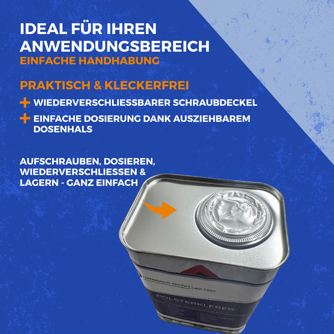 Polsterkleber sprüh- & pinselbar 1000 ml