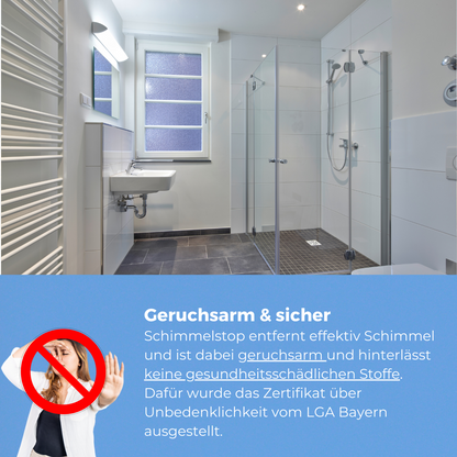 Schimmel Stop Schimmelentferner für Bad, Wand und Fugen 1000 ml