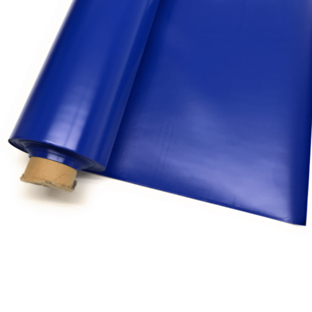 PVC-Schutzfolie blau - Breite 38 mm - Länge 100 m - selbstklebend