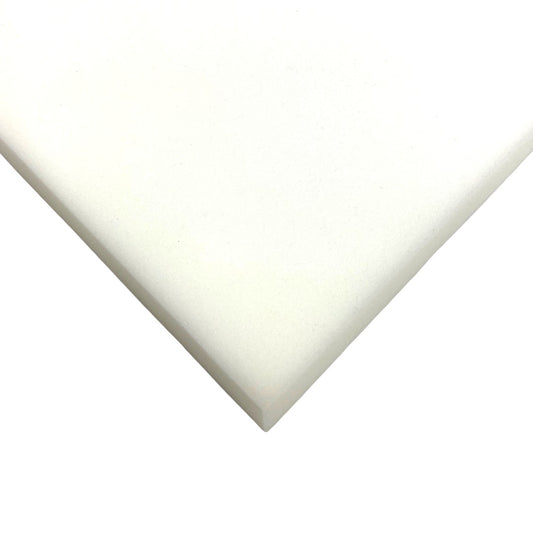 Schaumstoff-Platte B1 - extra fest - 206 x 130 cm - 3 cm stark - Weiß