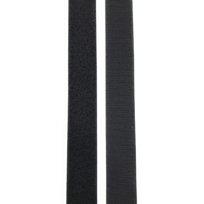 Klettband 30 mm schwarz Aufnähen Meterware